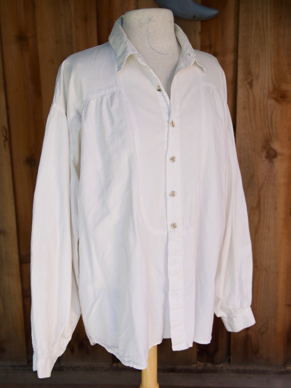 Vintage Dimitri's In The House 100% Cotton White Renaissance Button Down Men's 2